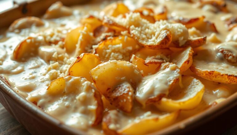 Batata Gratinada com Queijo e Creme de Leite