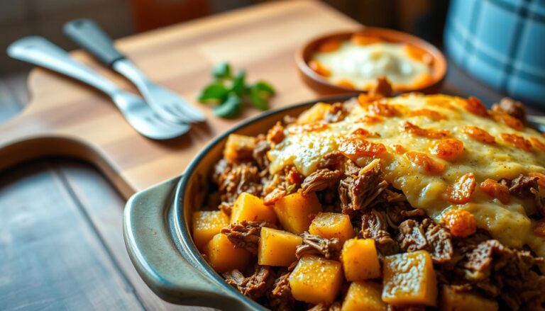 Escondidinho de Carne Seca com Mandioca