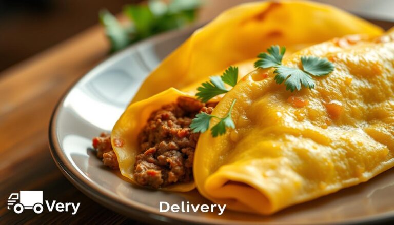 Panqueca Recheada com Carne Moída